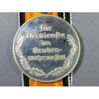 Rescate minero de la medalla de honor, Grubenwehr-Ehrenzeichen 2. Modell 1938. Espenlaub militaria